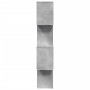 Divider bookcase 4 levels, gray wood and concrete, 70x24x129 cm by , Bookcases and shelves - Ref: Foro24-858105, Price: 56,79...