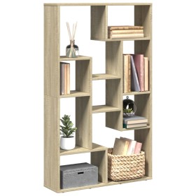 Engineered wood bookshelf in Sonoma oak.