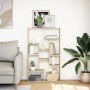 Engineered wood bookshelf in Sonoma oak, 72x20x120 cm. by , Bookcases and shelves - Ref: Foro24-858158, Price: 69,07 €, Disco...