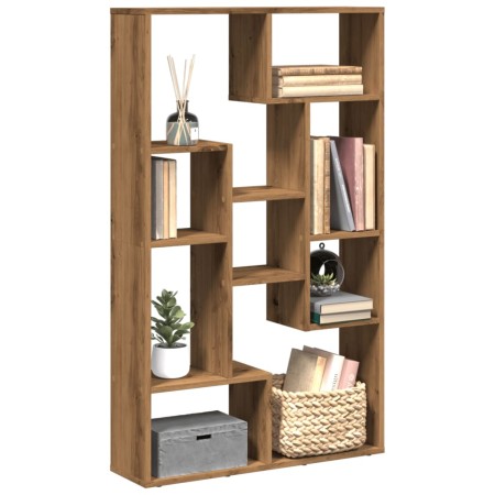 Engineered wood oak artisian shelf 72x20x120 cm by , Bookcases and shelves - Ref: Foro24-858164, Price: 69,07 €, Discount: %