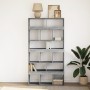 Engineered wood bookshelf in Sonoma gray, 100x33x187.5 cm by , Bookcases and shelves - Ref: Foro24-3309380, Price: 193,35 €, ...