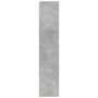 Holzregal in grauem Beton-Look, 100x33x155,5 cm. von , Bücherregale und Regale - Ref: Foro24-3309396, Preis: 132,69 €, Rabatt: %