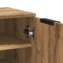 Shoe cabinet made of engineered oak wood, artisan crafted, measuring 29.5x35x100.5cm. by , Closets and storage - Ref: Foro24-...