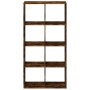 Librería divisora madera roble ahumado 69,5x29x137,5cm | Foro24|Onlineshop| Casa, Jardín y Más Foro24.es