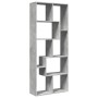 Wooden divider bookcase in gray concrete engineering, 67x25x161.5cm by , Bookcases and shelves - Ref: Foro24-858078, Price: 8...