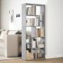 Wooden divider bookcase in gray concrete engineering, 67x25x161.5cm by , Bookcases and shelves - Ref: Foro24-858078, Price: 8...