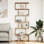 Divider bookcase 6 levels oak wood artisan 70x24x193 cm by , Bookcases and shelves - Ref: Foro24-858092, Price: 82,64 €, Disc...