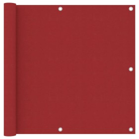 Toldo para balcón tela oxford rojo 90x400 cm de vidaXL, Sombrillas - Ref: Foro24-135037, Precio: 23,89 €, Descuento: %