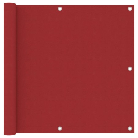 Balcony awning in red Oxford fabric, 90x400 cm. by vidaXL, Umbrellas - Ref: Foro24-135037, Price: 23,89 €, Discount: %