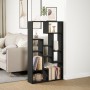 Schwarzes Regal aus Ingenieurholz 72x20x120 cm von , Bücherregale und Regale - Ref: Foro24-858157, Preis: 79,29 €, Rabatt: %