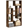 Engineered wood smoked oak bookshelf 72x20x120 cm by , Bookcases and shelves - Ref: Foro24-858160, Price: 69,20 €, Discount: %