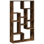 Engineered wood smoked oak bookshelf 72x20x120 cm by , Bookcases and shelves - Ref: Foro24-858160, Price: 69,20 €, Discount: %