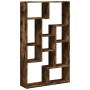 Engineered wood smoked oak bookshelf 72x20x120 cm by , Bookcases and shelves - Ref: Foro24-858160, Price: 69,20 €, Discount: %