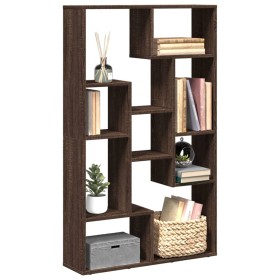 Engineered wood brown oak bookshelf 72x20x120 cm by , Bookcases and shelves - Ref: Foro24-858162, Price: 71,99 €, Discount: %