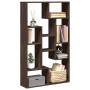 Engineered wood brown oak bookshelf 72x20x120 cm by , Bookcases and shelves - Ref: Foro24-858162, Price: 70,93 €, Discount: %