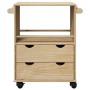 Carrito de cocina OTTA madera maciza de pino 71x45x80 cm de , Carros de cocina y comedor - Ref: Foro24-4013465, Precio: 150,1...