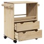 Carrito de cocina OTTA madera maciza de pino 71x45x80 cm de , Carros de cocina y comedor - Ref: Foro24-4013465, Precio: 150,1...