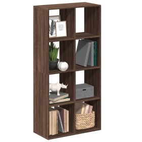 Librería divisor madera ingeniería marrón roble 69,5x29x137,5cm de , Librerías y estanterías - Ref: Foro24-858027, Precio: 86...