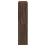 Wooden engineering brown oak divider bookcase 69.5x29x137.5cm by , Bookcases and shelves - Ref: Foro24-858027, Price: 86,13 €...