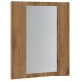 Armario de baño con espejo LED madera roble artisan 40x12x45 cm de , Tocadores de baño - Ref: Foro24-856280, Precio: 49,73 €,...