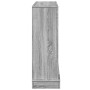 Borde de chimenea madera ingeniería gris Sonoma 100x30x87,5 cm de , Accesorios para hornos de leña y chimeneas - Ref: Foro24-...