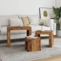 Stackable coffee tables, set of 3, made of aged engineered wood. by , Coffee table - Ref: Foro24-856672, Price: 66,91 €, Disc...