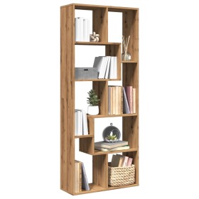 Divider bookcase made of oak wood, artisan engineering, 67x25x161.5cm by , Bookcases and shelves - Ref: Foro24-858083, Price:...