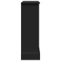 Borde de chimenea madera ingeniería negro 90x30x90 cm de , Accesorios para hornos de leña y chimeneas - Ref: Foro24-854590, P...