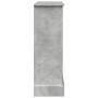 Borde de chimenea madera ingeniería gris hormigón 90x30x90 cm de , Accesorios para hornos de leña y chimeneas - Ref: Foro24-8...