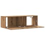 Mueble TV de pared madera ingeniería roble artisan 100x30x30 cm de , Muebles TV - Ref: Foro24-856019, Precio: 57,23 €, Descue...