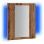 Bathroom cabinet with LED mirror, aged wood, 40x12x45 cm. by , bathroom vanities - Ref: Foro24-856279, Price: 49,73 €, Discou...