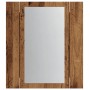 Armario de baño con espejo LED madera envejecida 40x12x45 cm de , Tocadores de baño - Ref: Foro24-856279, Precio: 49,99 €, De...