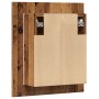 Bathroom cabinet with LED mirror, aged wood, 40x12x45 cm. by , bathroom vanities - Ref: Foro24-856279, Price: 49,73 €, Discou...