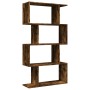 Librería divisora 4 niveles madera roble ahumado 70x24x129 cm von , Bücherregale und Regale - Ref: Foro24-858106, Preis: 62,9...