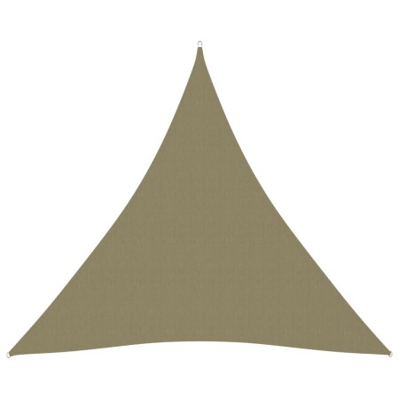 Beige Oxford fabric triangular sail awning 4.5x4.5x4.5 m by vidaXL, Umbrellas - Ref: Foro24-135178, Price: 36,95 €, Discount: %