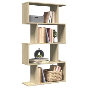 Librería divisora 4 niveles madera roble Sonoma 70x24x129 cm von , Bücherregale und Regale - Ref: Foro24-858104, Preis: 62,99...