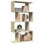 Divider bookcase 4 levels oak Sonoma wood 70x24x129 cm by , Bookcases and shelves - Ref: Foro24-858104, Price: 62,77 €, Disco...