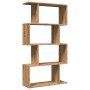 Librería divisora 4 niveles madera roble artisan 70x24x129 cm von , Bücherregale und Regale - Ref: Foro24-858110, Preis: 62,9...