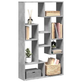 Engineered wood gray concrete shelf 72x20x120 cm by , Bookcases and shelves - Ref: Foro24-858159, Price: 69,99 €, Discount: %