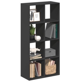 Librería divisora madera de ingeniería negra 69,5x29x137,5 cm de , Librerías y estanterías - Ref: Foro24-858022, Precio: 88,5...