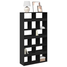 Engineered wood black shelf 100x33x187.5 cm by , Bookcases and shelves - Ref: Foro24-3309376, Price: 170,46 €, Discount: %