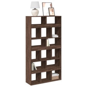 Engineered wood brown oak bookshelf 100x33x187.5 cm by , Bookcases and shelves - Ref: Foro24-3309381, Price: 170,99 €, Discou...