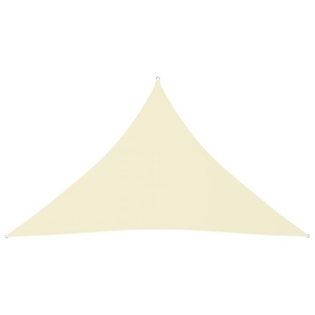 Triangular sail shade in cream Oxford fabric, 4x4x5.8 meters. by vidaXL, Umbrellas - Ref: Foro24-135232, Price: 35,56 €, Disc...