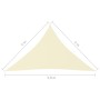 Triangular sail shade in cream Oxford fabric, 4x4x5.8 meters. by vidaXL, Umbrellas - Ref: Foro24-135232, Price: 35,56 €, Disc...