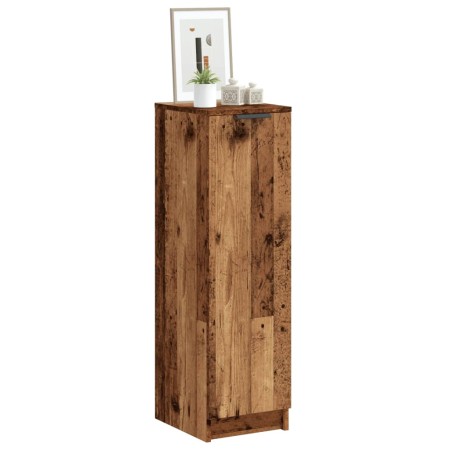 Aged engineered wood shoe cabinet 29.5x35x100.5cm by , Closets and storage - Ref: Foro24-856991, Price: 73,66 €, Discount: %