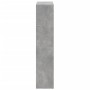 Gray concrete and wood divider bookshelf 69.5x29x137.5 cm by , Bookcases and shelves - Ref: Foro24-858024, Price: 83,80 €, Di...