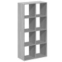 Librería divisor madera ingeniería gris Sonoma 69,5x29x137,5 cm de , Librerías y estanterías - Ref: Foro24-858026, Precio: 86...