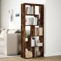 Smoked oak wood divider bookcase 67x25x161.5cm by , Bookcases and shelves - Ref: Foro24-858079, Price: 81,47 €, Discount: %