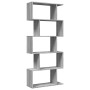 5-level Sonoma gray wood divider bookcase 70x24x161 cm by , Bookcases and shelves - Ref: Foro24-858098, Price: 66,55 €, Disco...