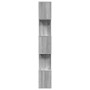 5-level Sonoma gray wood divider bookcase 70x24x161 cm by , Bookcases and shelves - Ref: Foro24-858098, Price: 66,55 €, Disco...